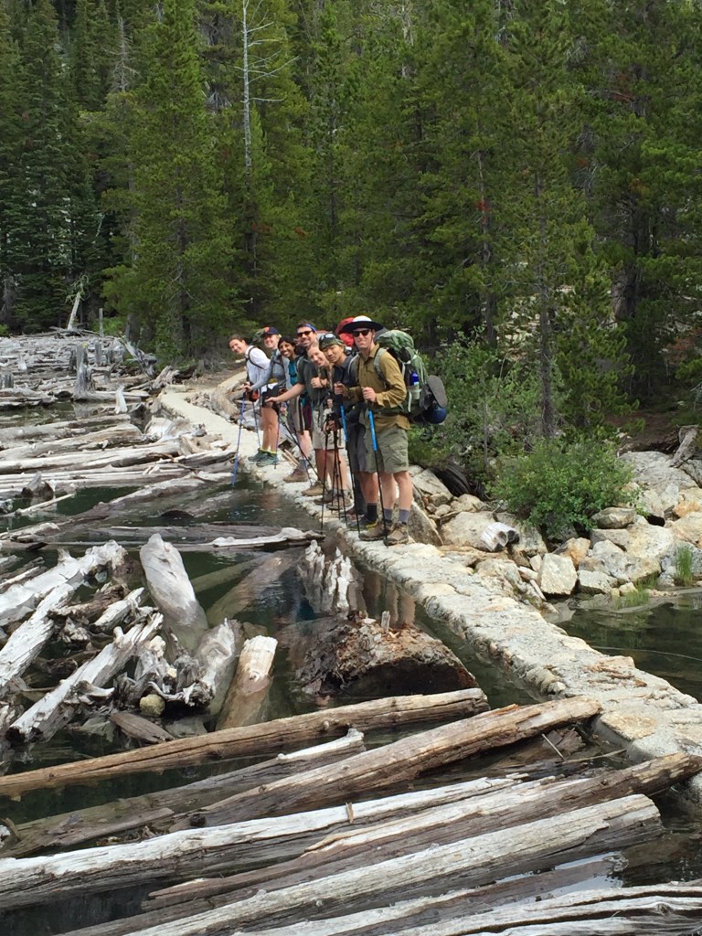 leaving snow lake_water bridge