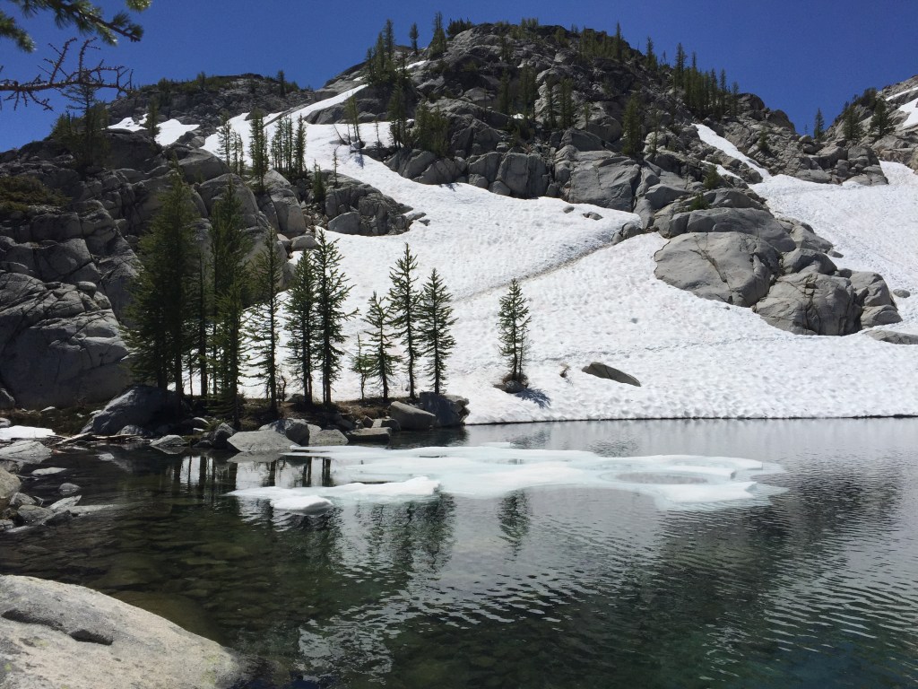 walking around inspiration lake